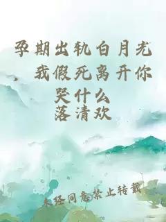 孕期出軌白月光,我假死離開你哭什么